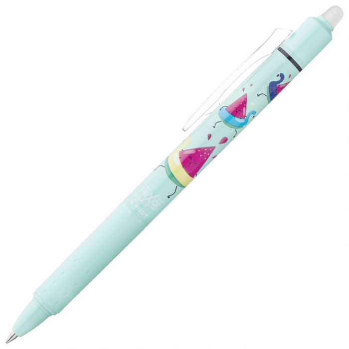 ROLER GEL 0,7 MM FRIXION BALL CLICKER PIŠI-BRIŠI POOL PARTY PILOT (CRNI ISPIS) SVIJETLOZELENI