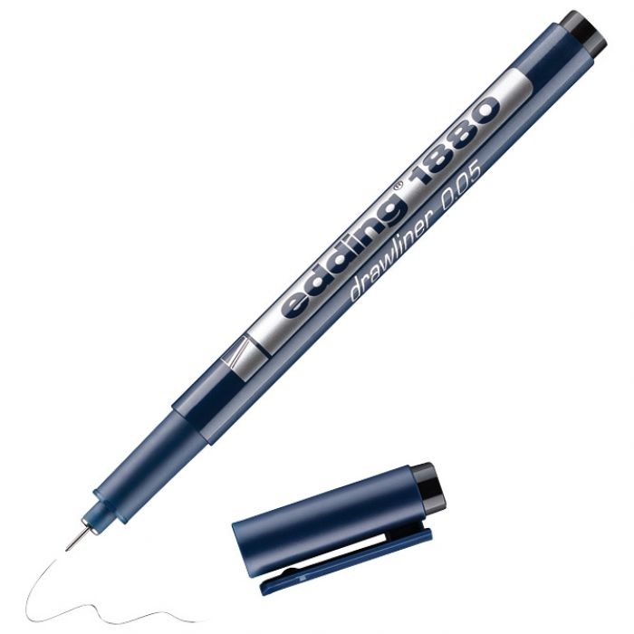 FLOMASTER ZA TEHNIČKO CRTANJE DRAWLINER 0,05MM EDDING 1880 CRNI