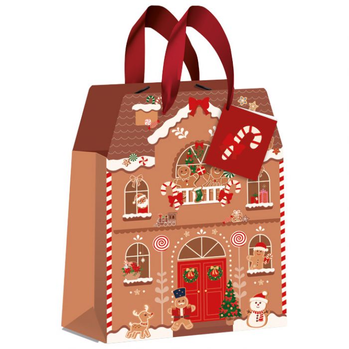 VREĆICE UKRASNE 33X46X13 CM NOVOGODIŠNJE CHRISTMAS INTERDRUK SORT