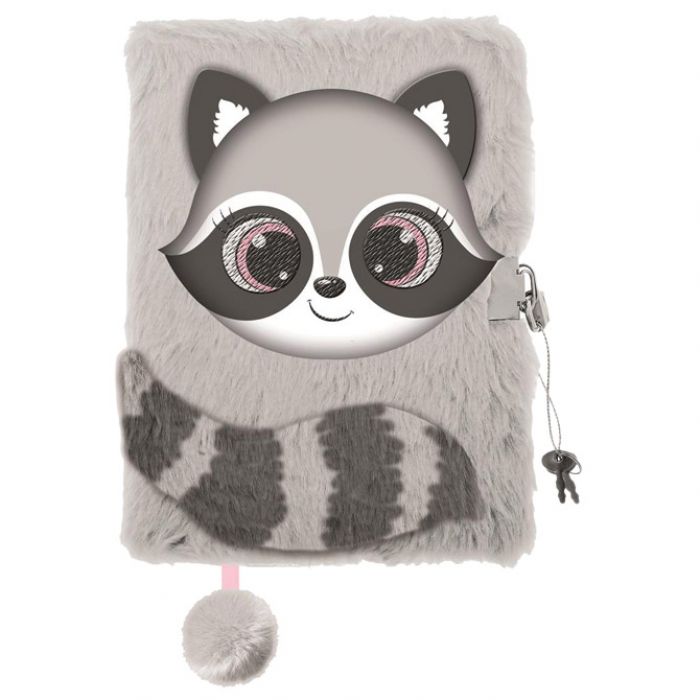 DNEVNIK S KLJUČEM A5 96L MY LITTLE FRIEND RACCOON 5076