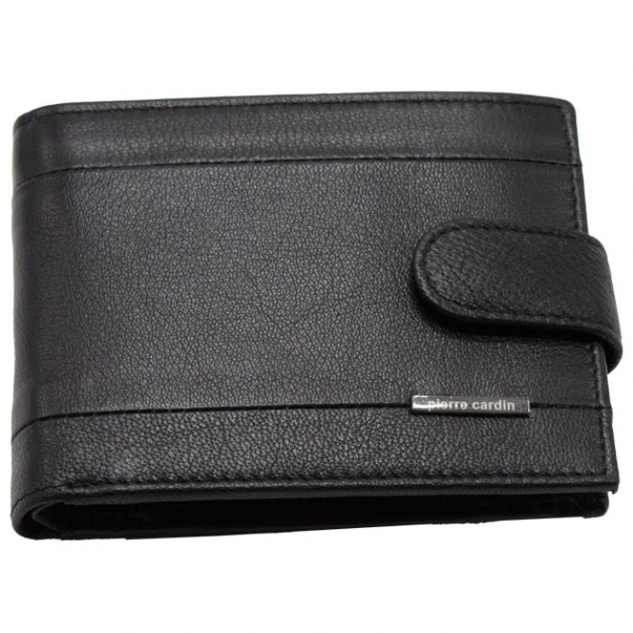 NOVČANIK KOŽNI MUŠKI PIERRE CARDIN 8806A TILAK 83 CRNI