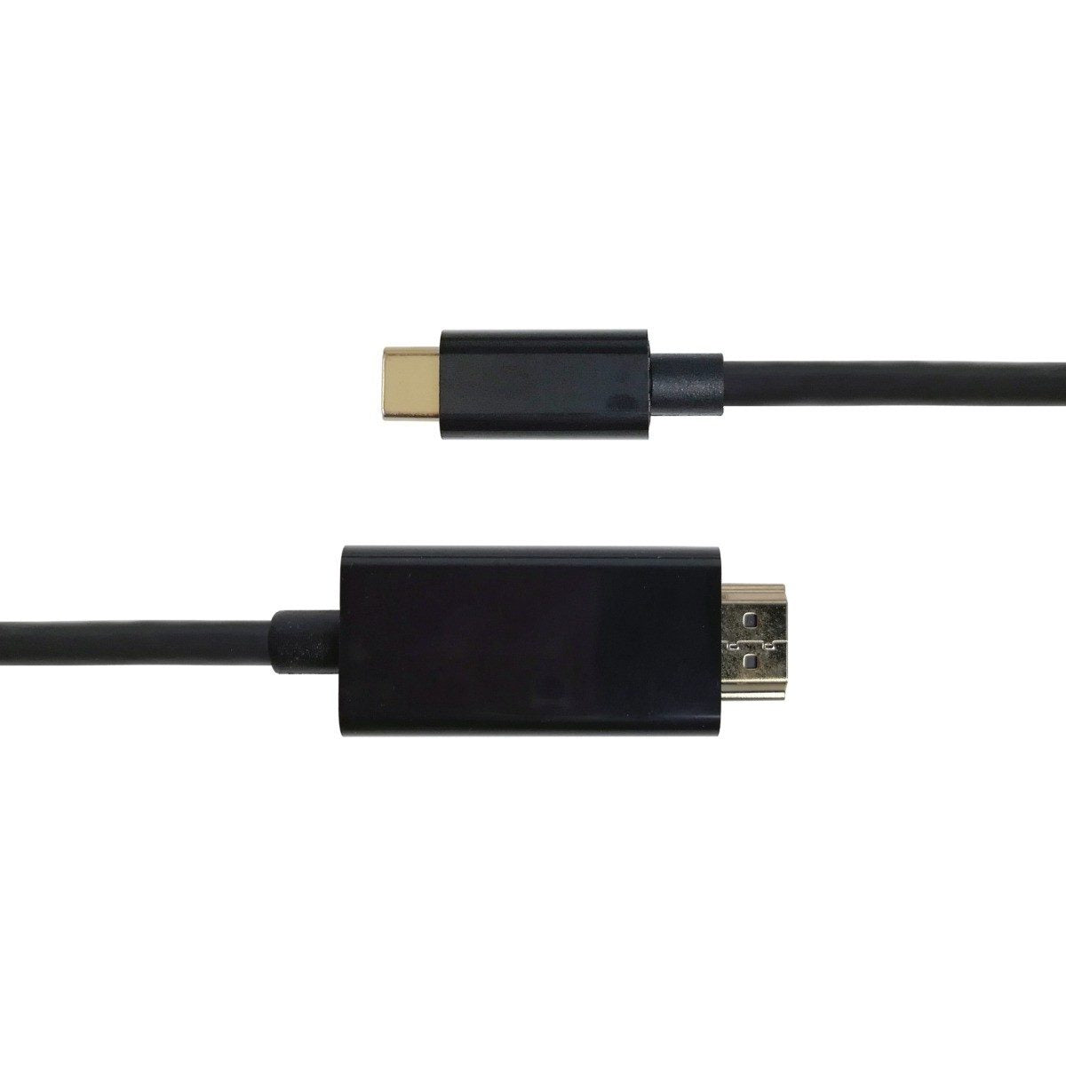 DELTACO Kabel USB-C - HDMI 4K UHD, pozlaćen, 1m,CRNI