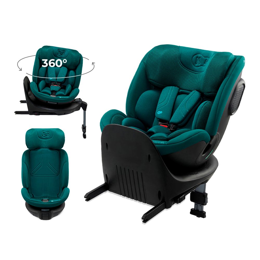 Kinderkraft autosjedalica XRIDER 2 i-Size 0-36 kg (40-150 cm) 360, zelena