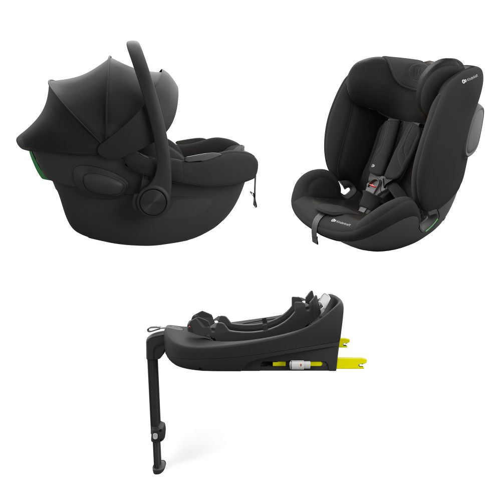 Kinderkraft ENDURA 3u1 Modular System autosjedalice + baza, Black