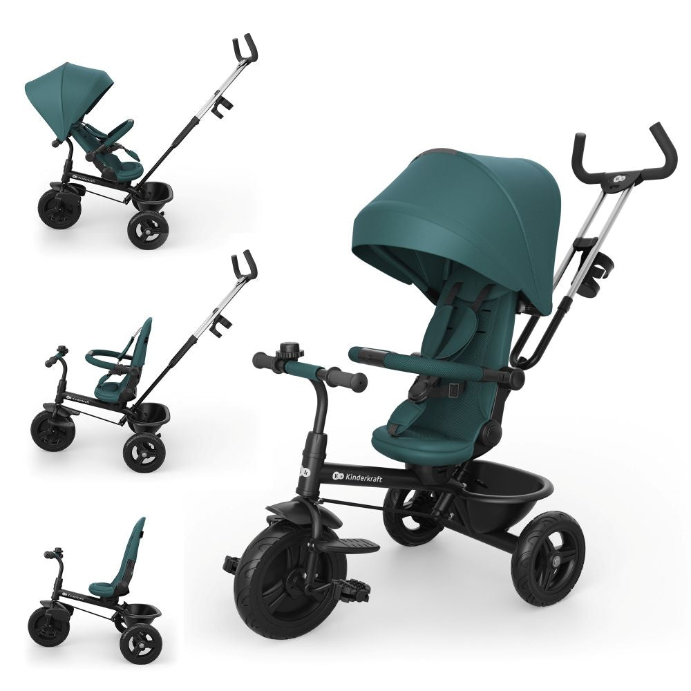 Kinderkraft Tricikl Aston 2 Plus - Green