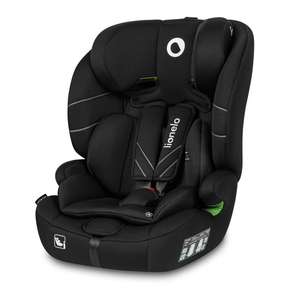 Lionelo autosjedalica Levi One i-Size 9-36 kg (76-150 cm), Black Carbon