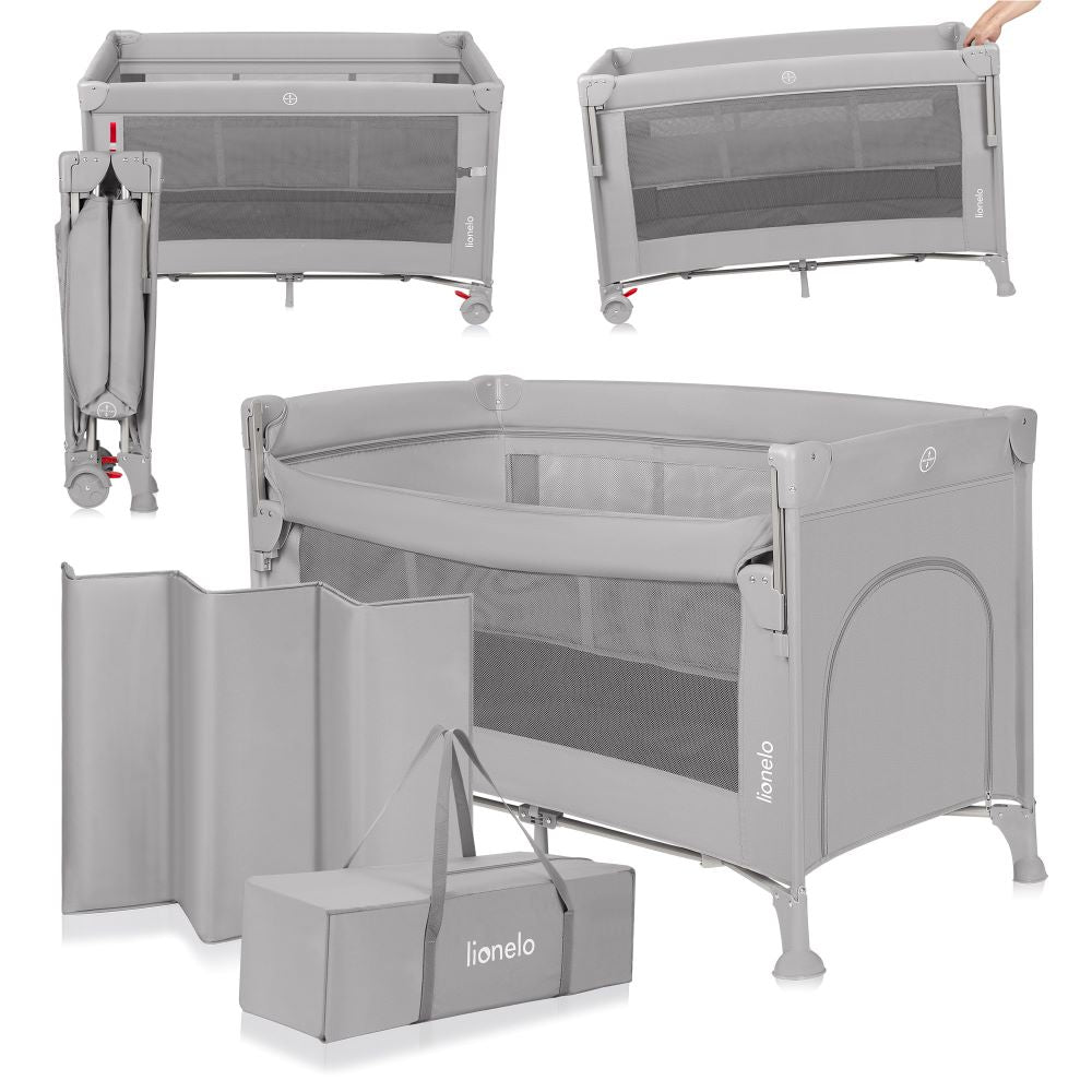 Lionelo krevetić 3u1 Ellen, Grey Concrete