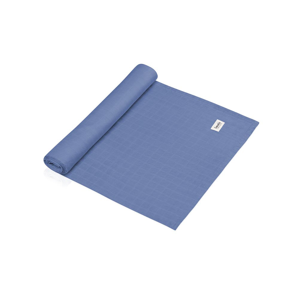 Lionelo Swaddle deka bambus 120x120 cm - Blue Denim