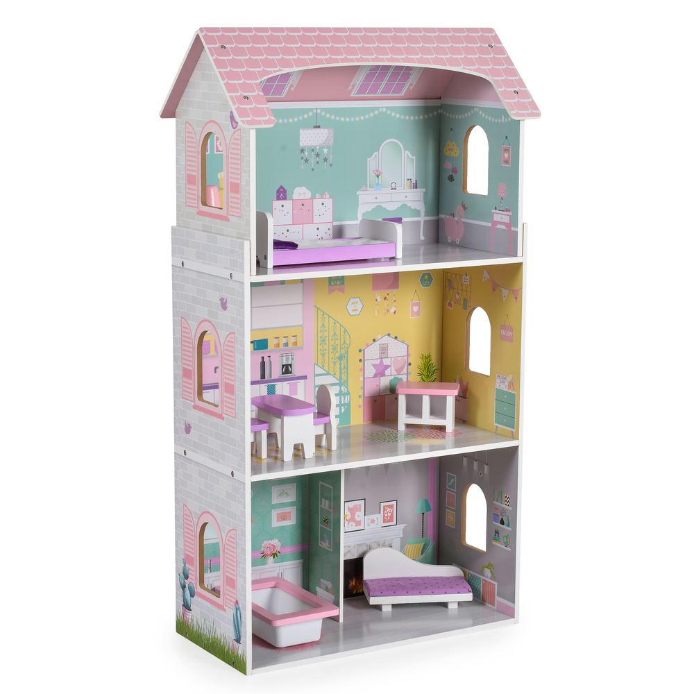 Moni Toys Anna drvena kućica za lutke 4121