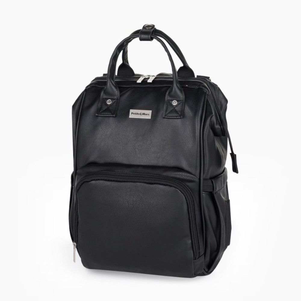 PETITE&MARS Ruksak za pelene Jasper - Apsolute Black