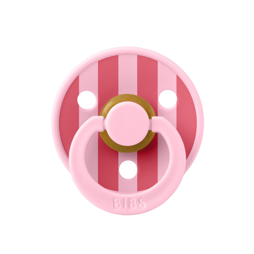 BIBS Studio Colour dude (okrugle) Block - Baby Pink Coral mix (vel.1)