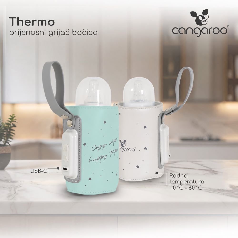 Cangaroo Thermo prijenosni grijač bočica, bež