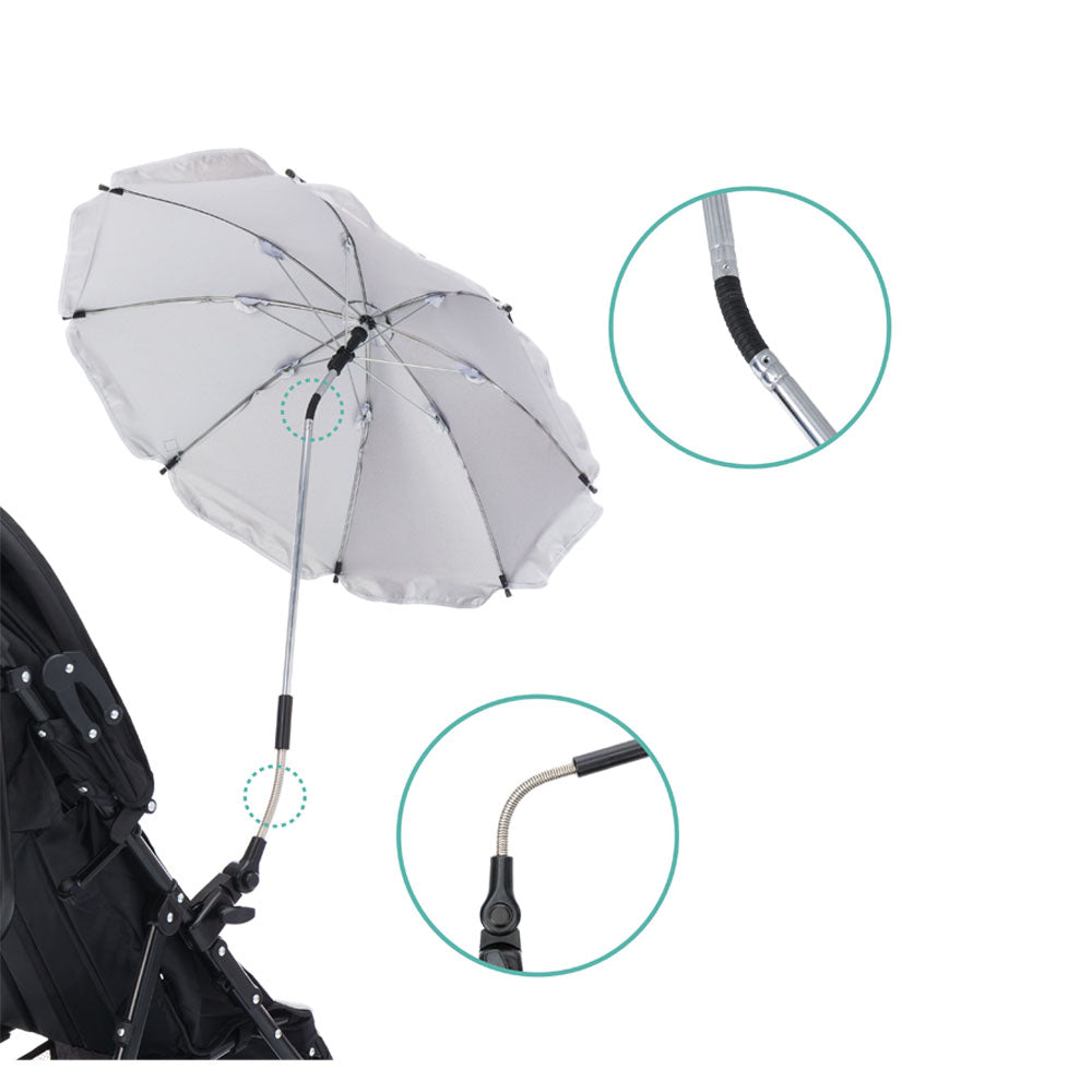Fillikid suncobran Parasol Standard, tamno sivi