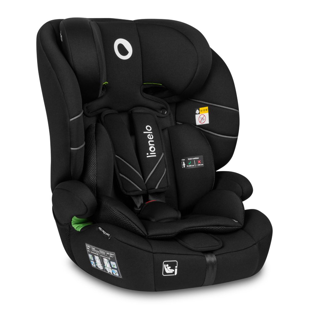 Lionelo autosjedalica Levi One i-Size 9-36 kg (76-150 cm) bez Isofix-a - Black Carbon