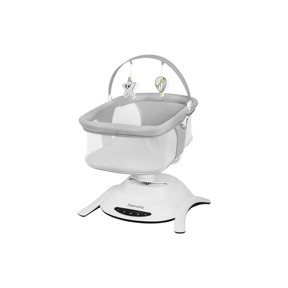 Lionelo električna ljuljačka Bella 360 + kolijevka, Grey Concrete