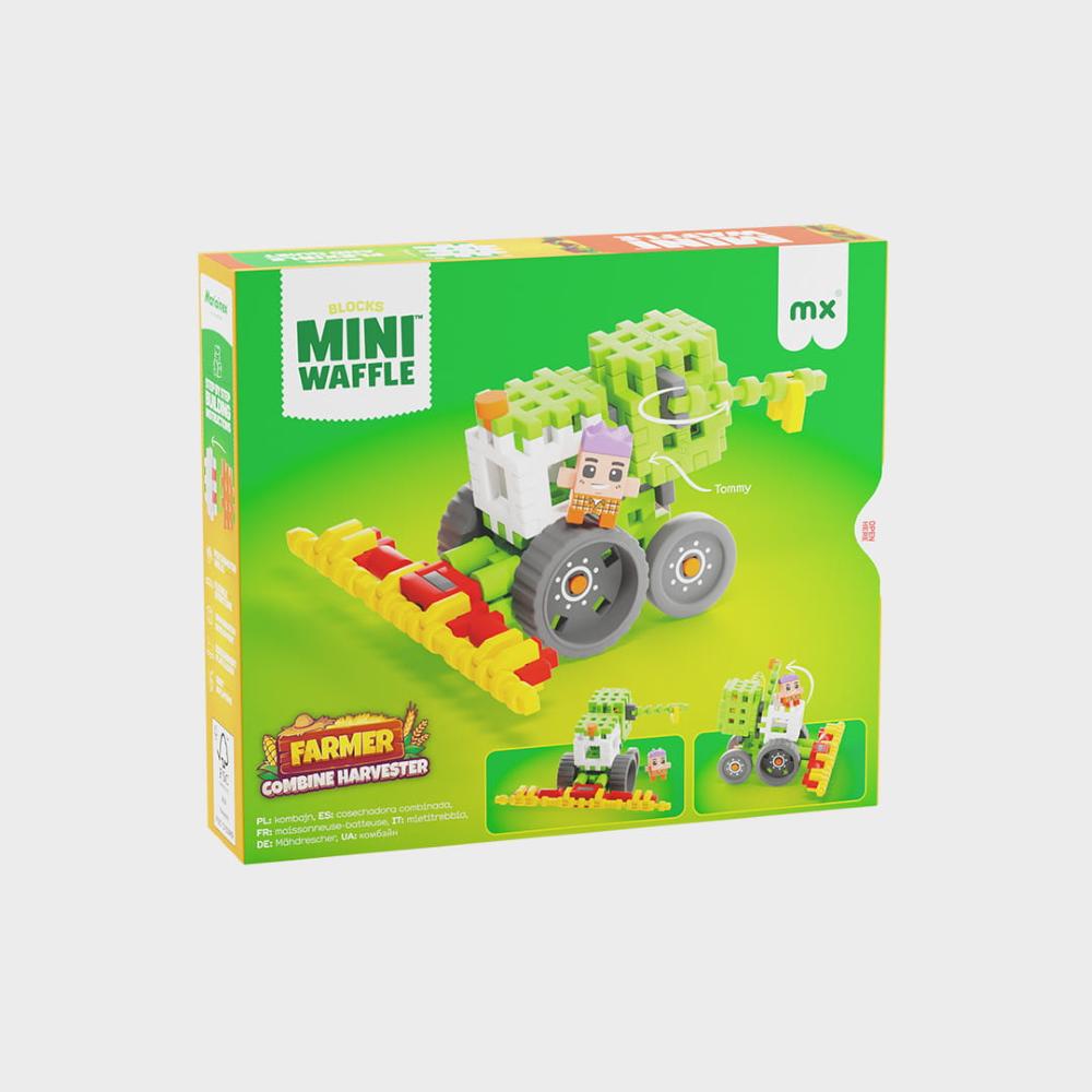 Marioinex Mini Waffle Farmer 50 kom - Combine Harvester