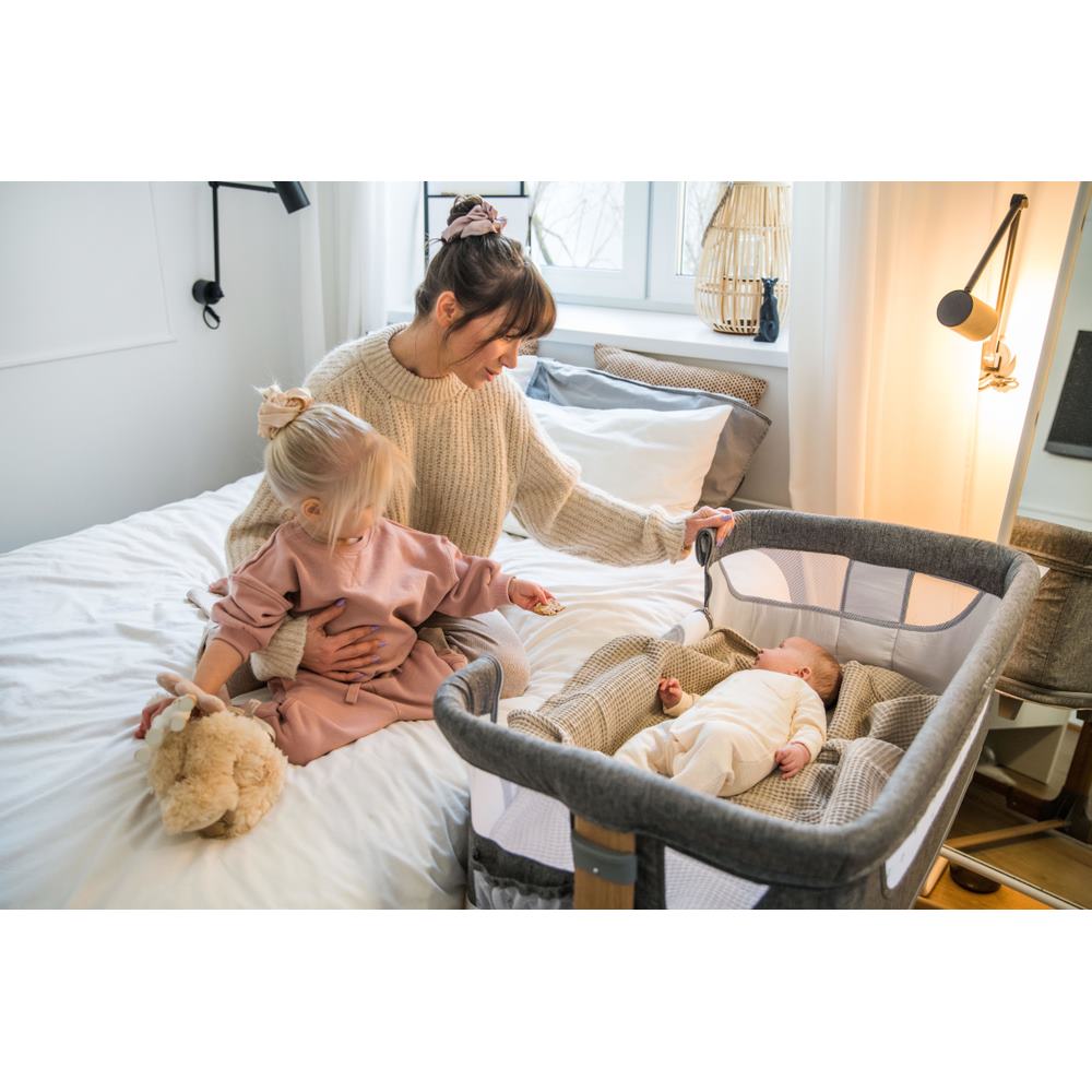 MoMi SMART BED 4u1 krevetić - Svijetlo siva