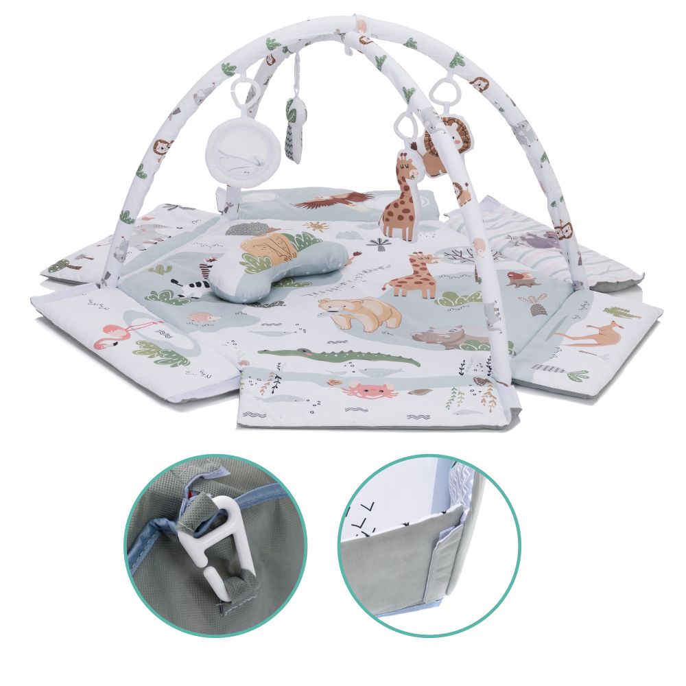 Fillikid edukativna igraonica za bebe Colourful Wildlife s lopticama