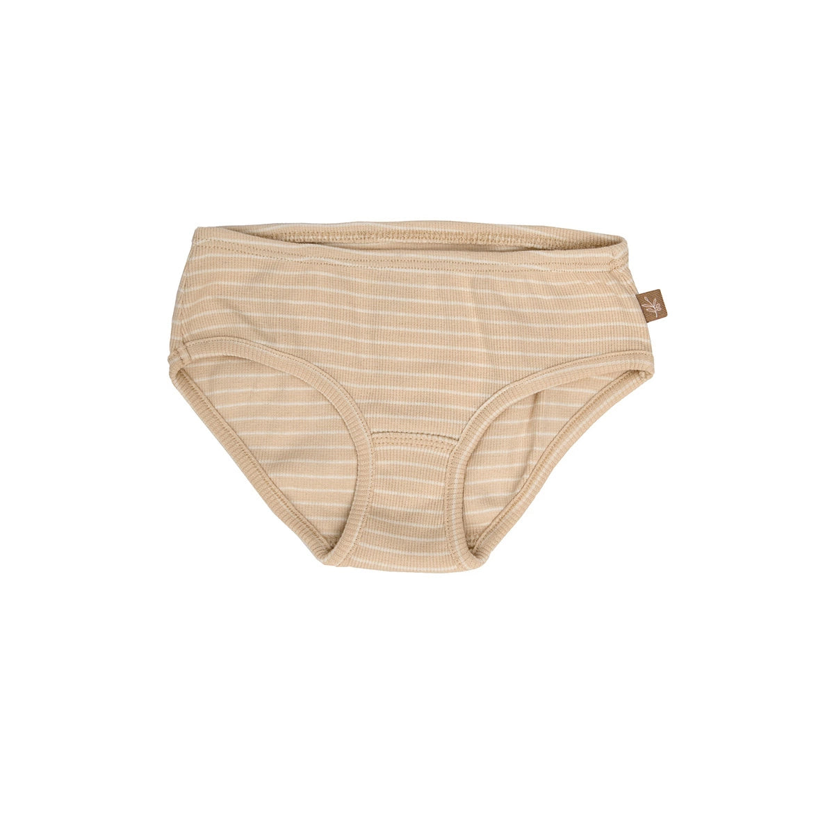 Lunilou - Gaćice za djevojčice s prugama, Sand/Off White, 2 kom, vel. 128/134
