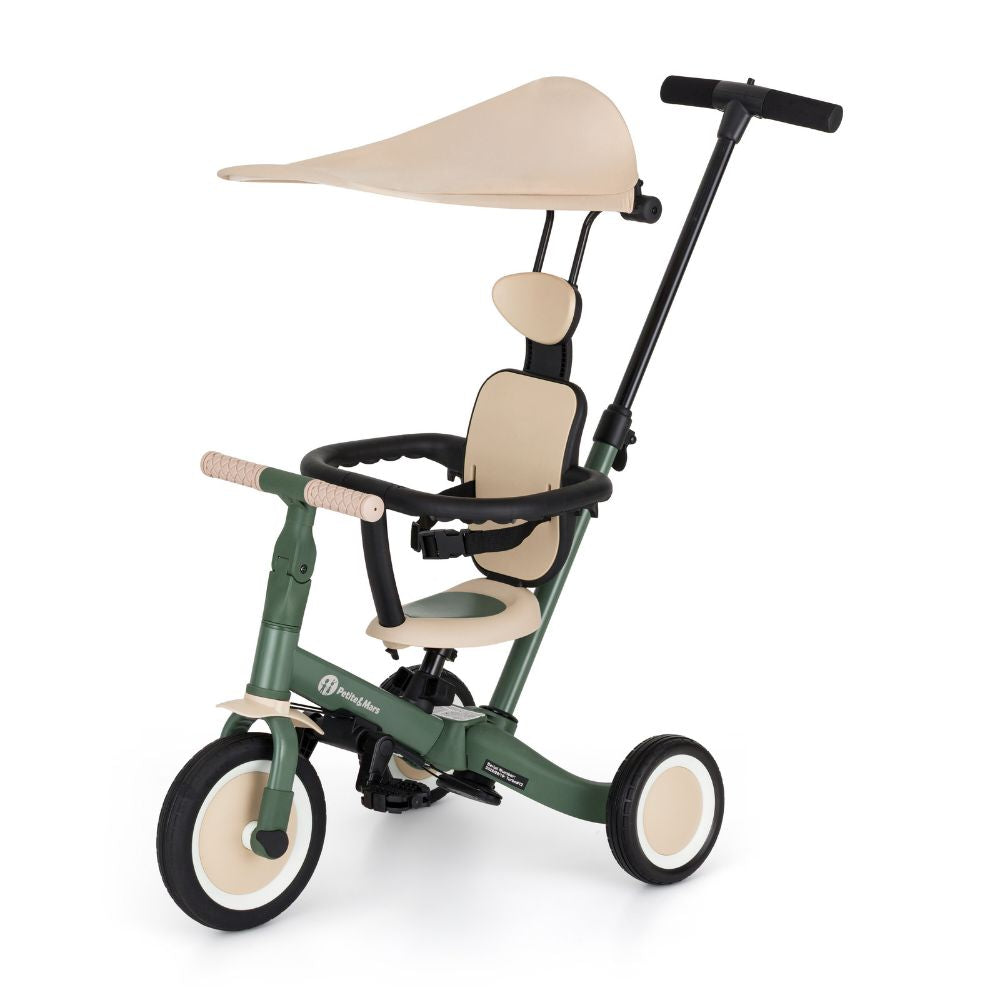PETITE&MARS Tricikl Turbo Plus 5 u 1 - Misty Green