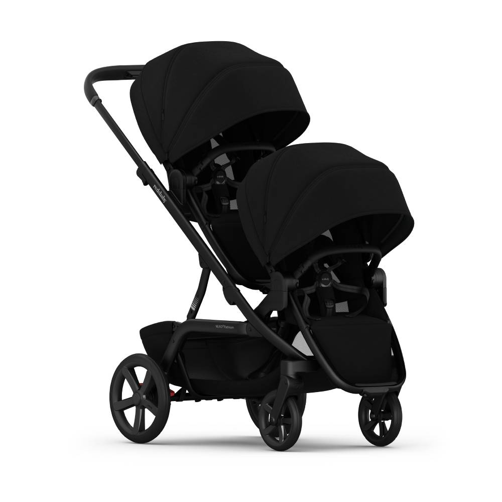 REDSBABY NUVO 2 Twin dječja kolica za blizance 2u1 - Platinum Black