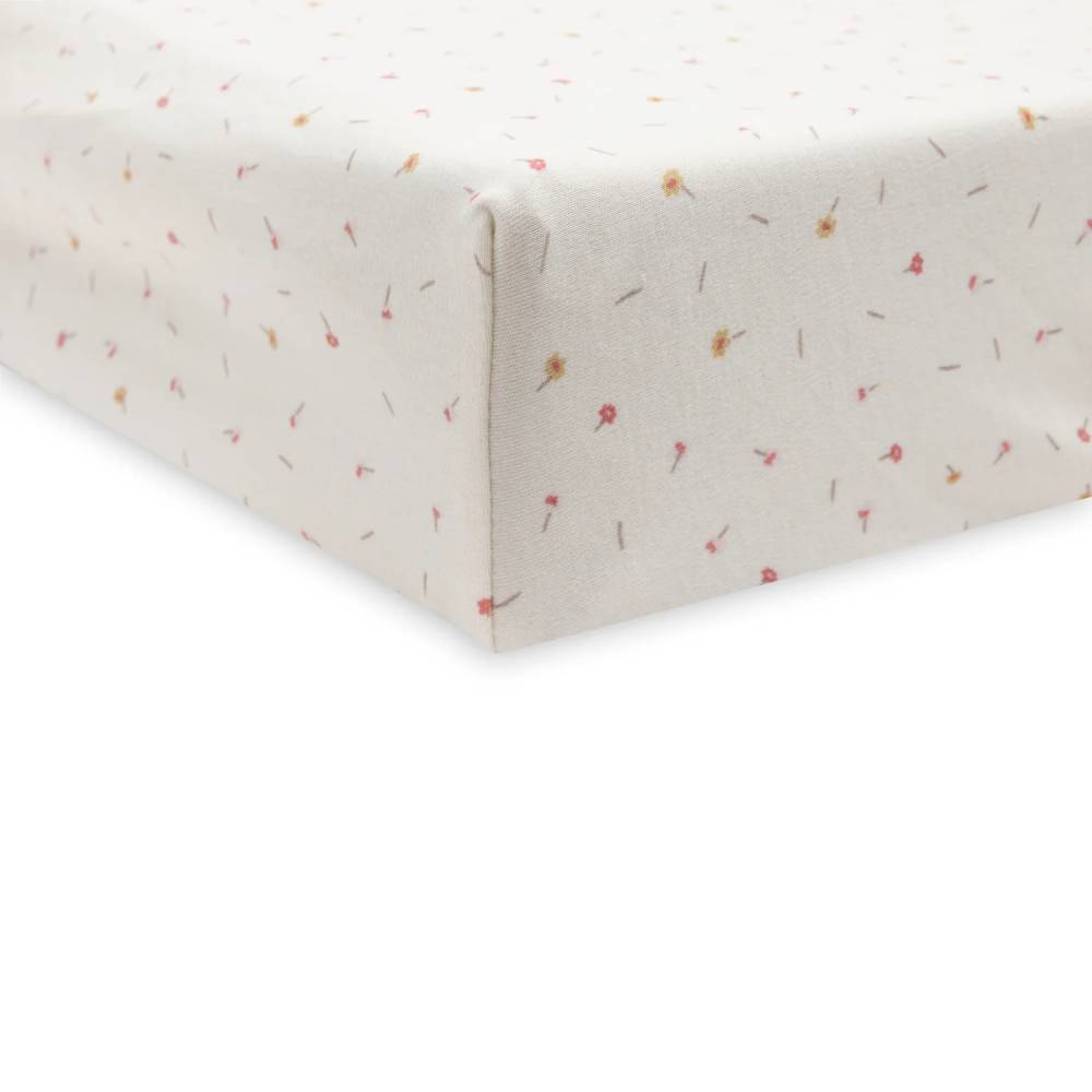 Jollein Navlaka za podlogu za prematanje Jersey 50x70 cm, Pretty Picnic Flower Drops