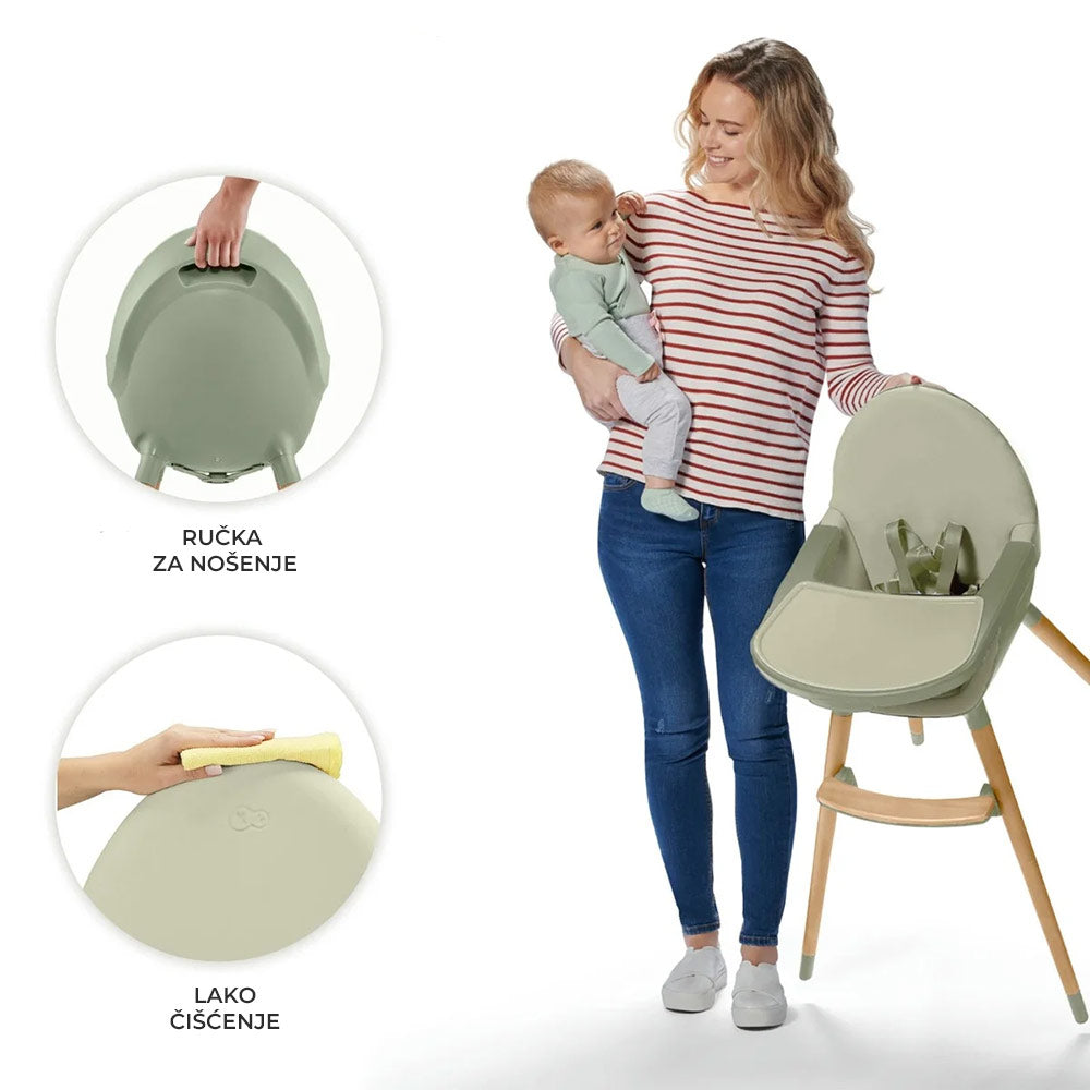 Kinderkraft Hranilica Fini 2 2u1, Green