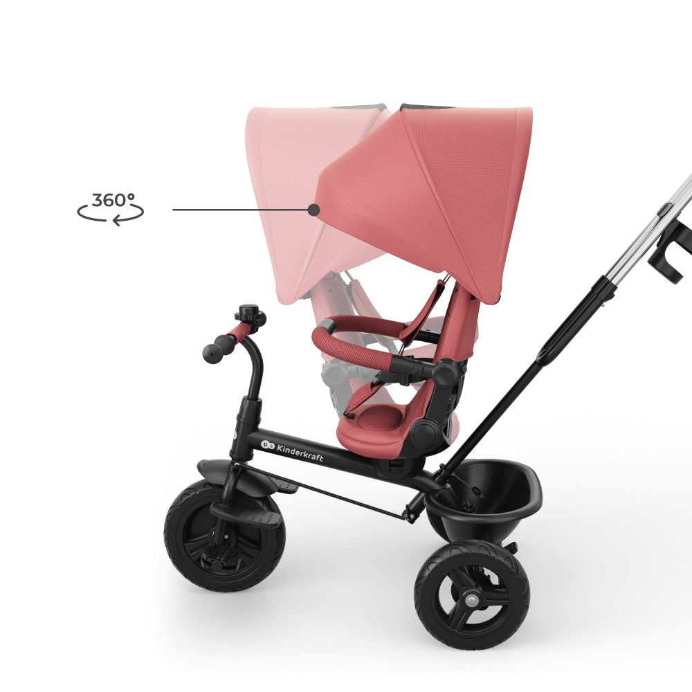 Kinderkraft Tricikl Aston 2 Plus - Pink
