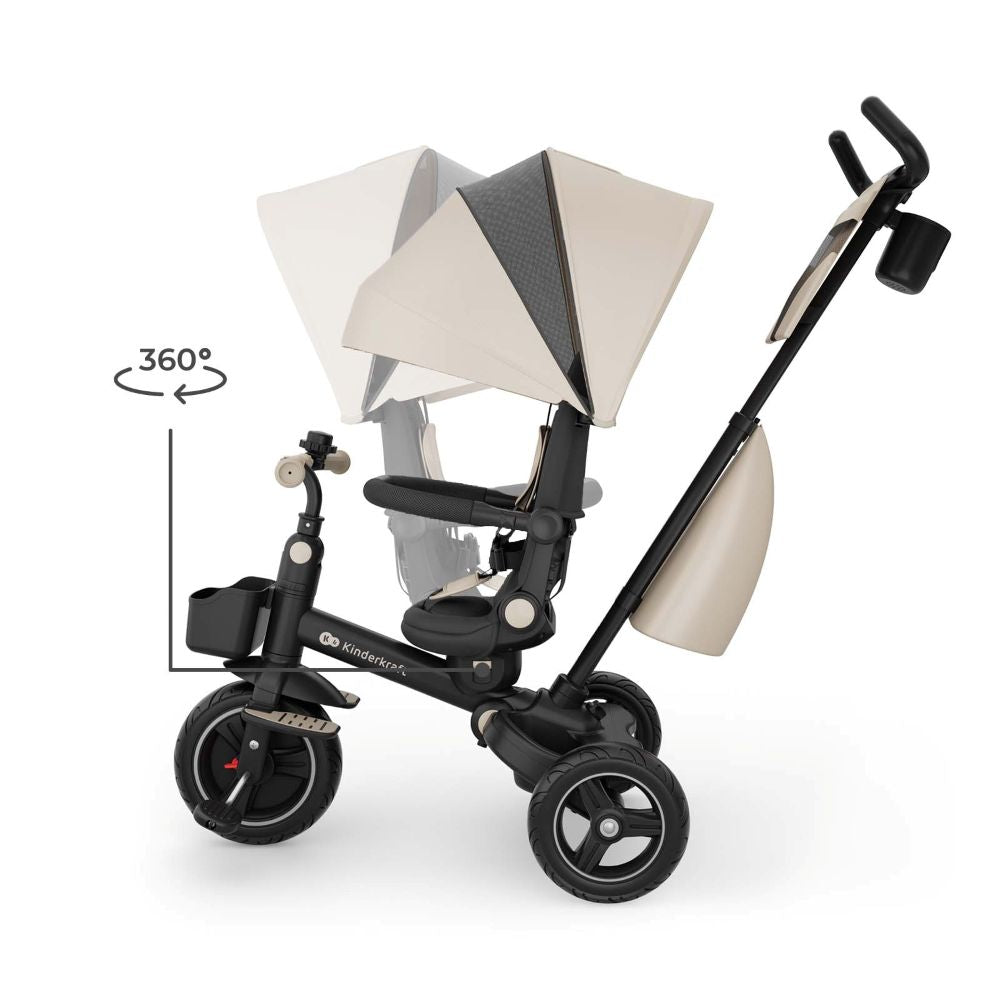 Kinderkraft Tricikl SPINSTEP 2 PLUS - Bež