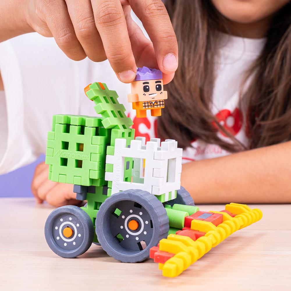 Marioinex Mini Waffle Farmer 50 kom - Combine Harvester