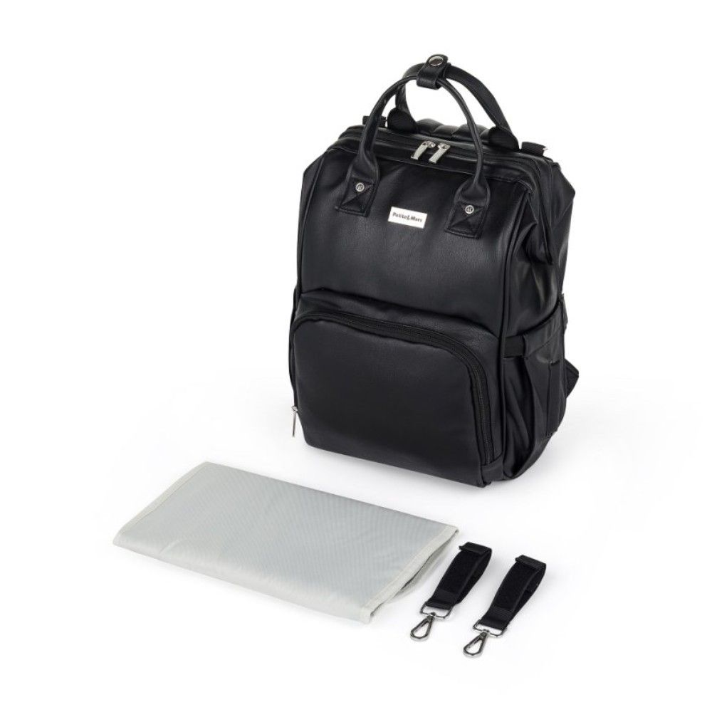 PETITE&MARS Ruksak za pelene Jasper - Apsolute Black