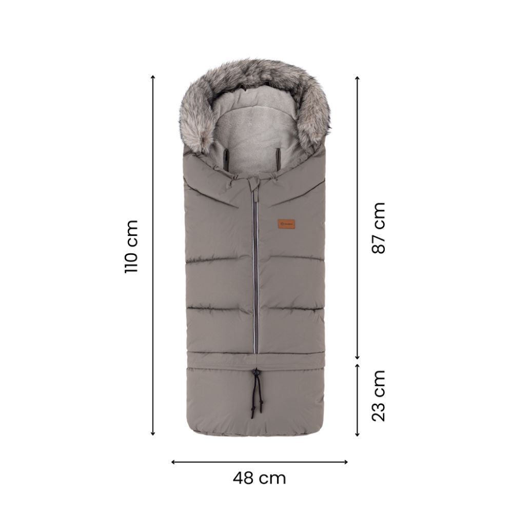 PETITE&MARS Footmuff Arctic 4 u 1 zimska vreća za kolica, Mocha Mousse