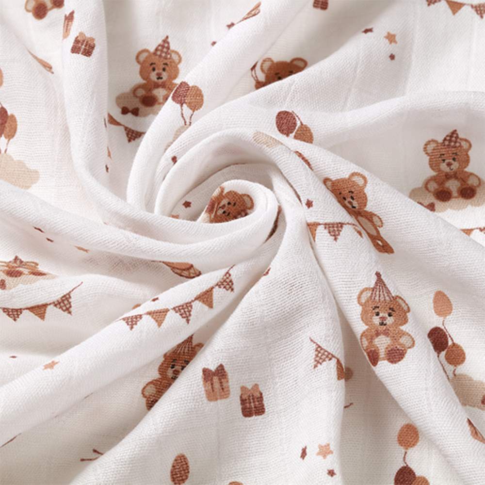 BabyOno Bambus tetra pelene Medo, smeđa