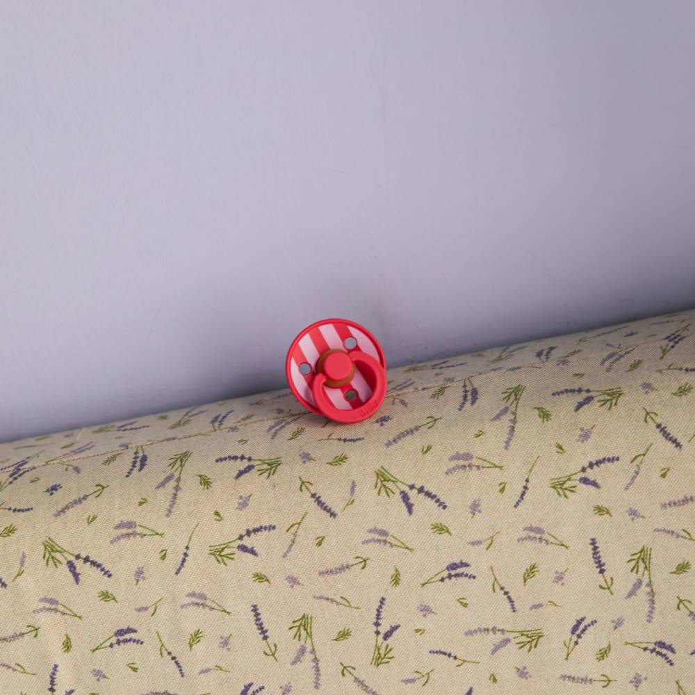 BIBS Studio Colour dude (okrugle) Block - Baby Pink Coral mix (vel.1)