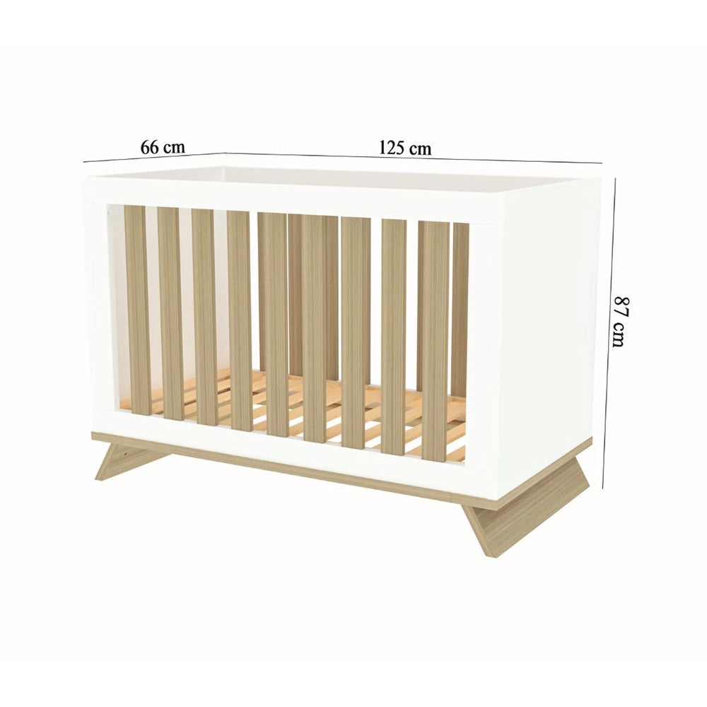 Faktum Sienna kinderbet 120x60 cm, White
