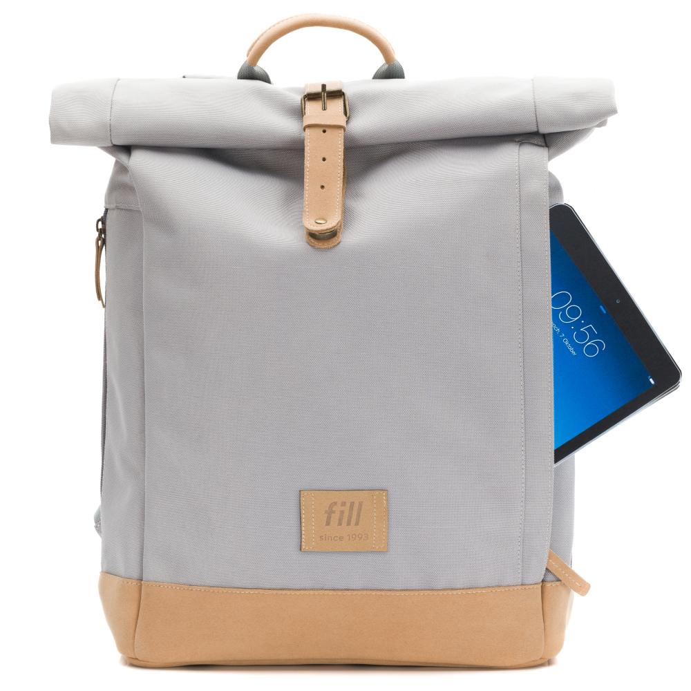 Fillikid torba/ruksak za mamu Rolltop Berlin - Stone grey