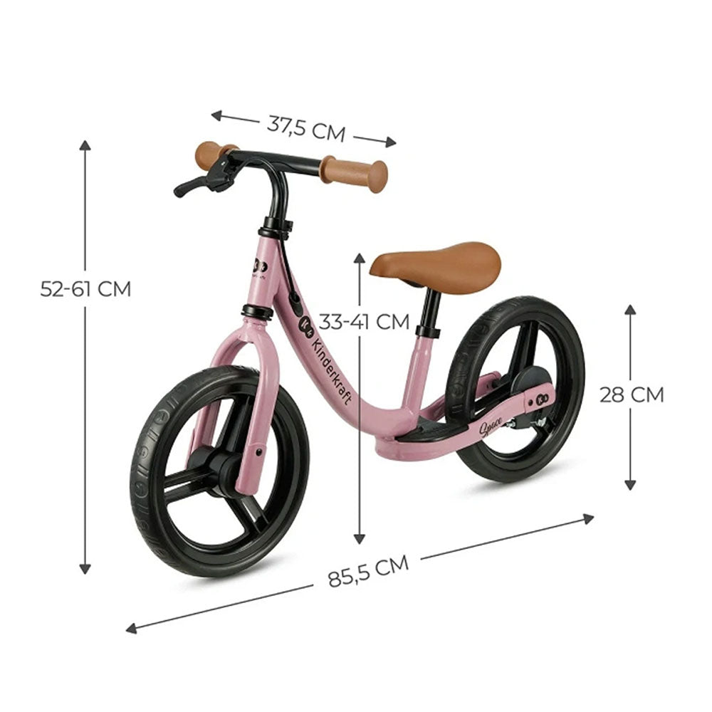 Kinderkraft balans bicikl Space - Dark Pink