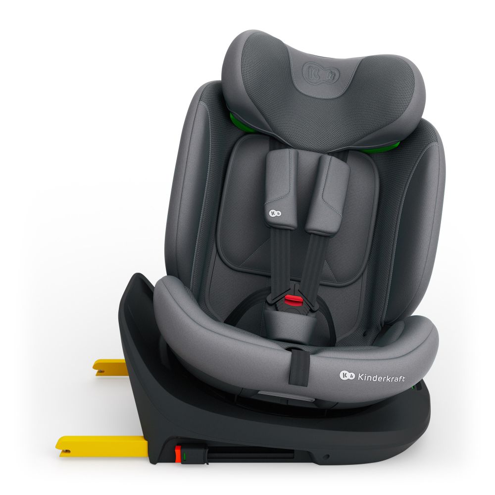 Kinderkraft I-GROW 2 PLUS i-Size autosjedalica 0-36 kg (40-150 cm) 360 - Siva