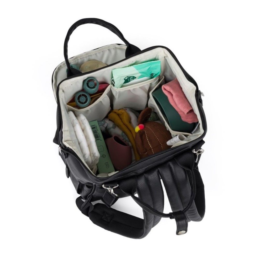 PETITE&MARS Ruksak za pelene Jasper - Apsolute Black