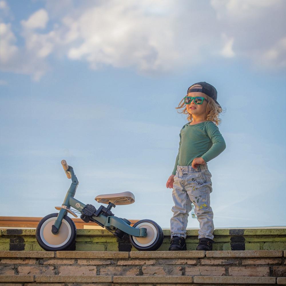 PETITE&MARS Tricikl Turbo Plus 5 u 1 - Misty Green