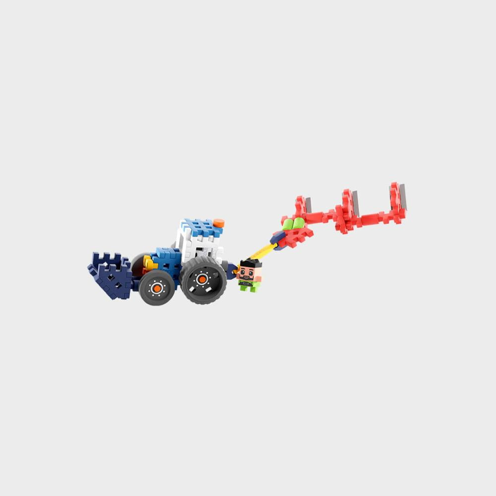 Marioinex Mini Waffle Farmer 50 kom - Tractor with Plow