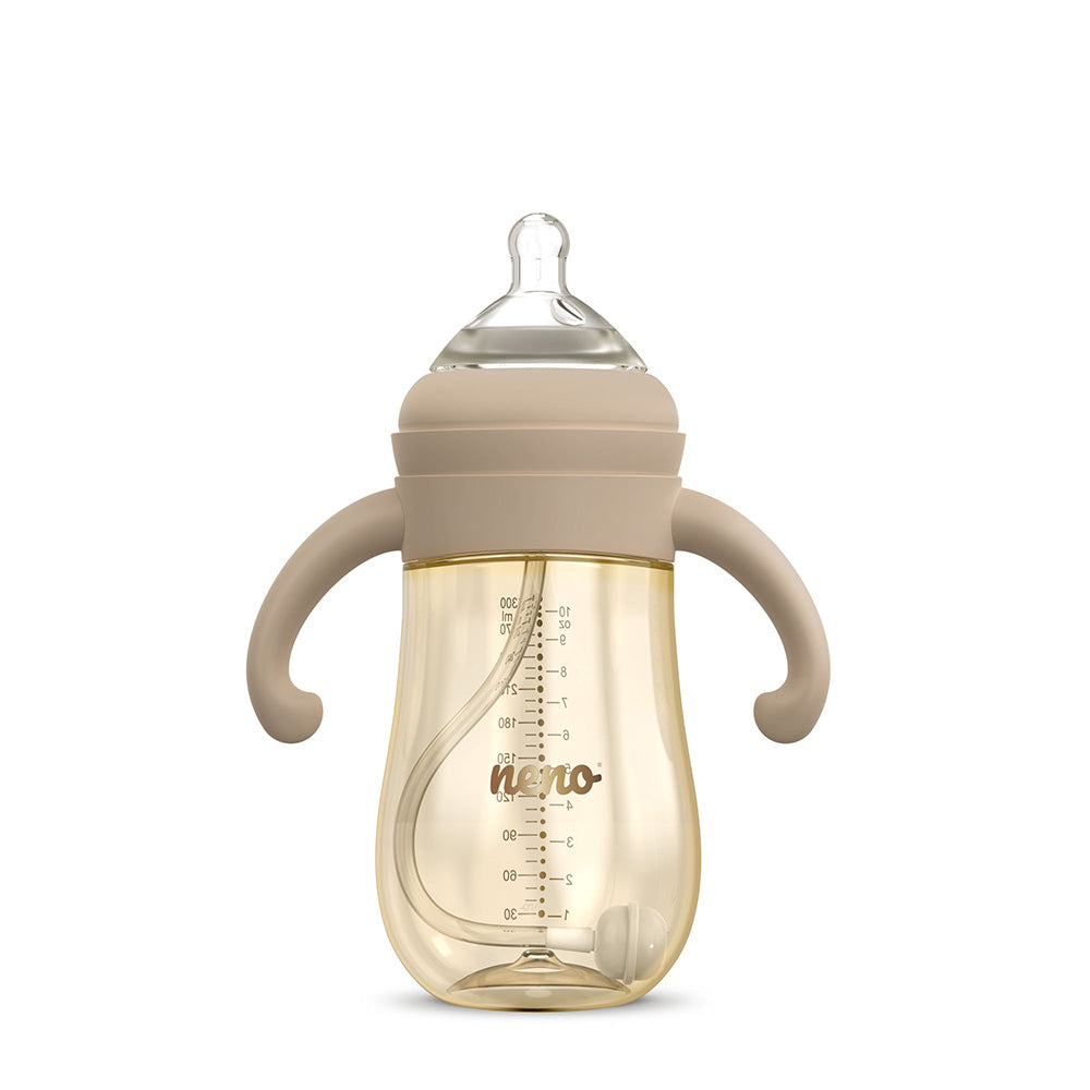 NENO MIO Rabbit 3u1 bočica za hranjenje 300 ml, Brown