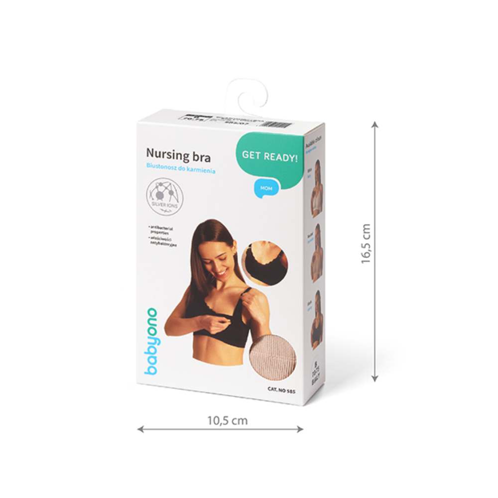 BabyOno Grudnjak antibakterijski D80-85, bijeli