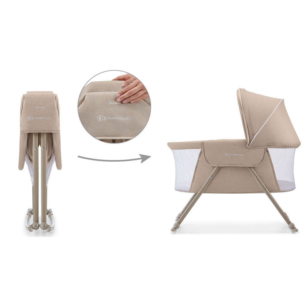 Kinderkraft Krevetić LOVI 3u1, beige