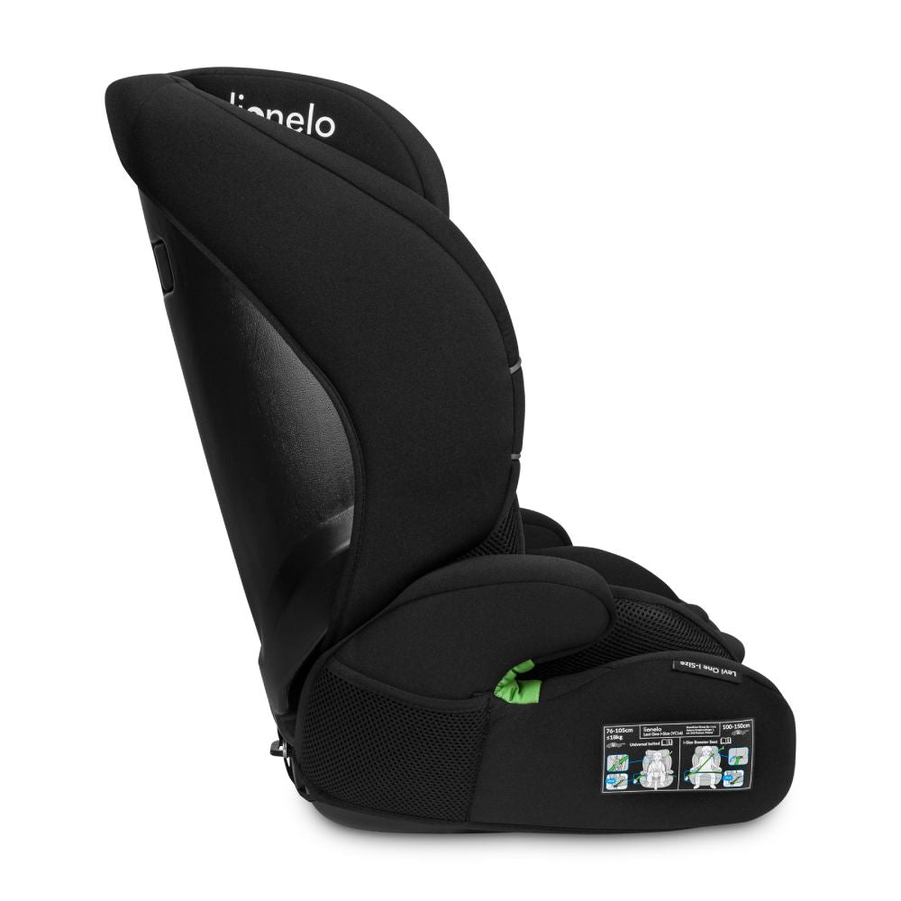 Lionelo autosjedalica Levi One i-Size 9-36 kg (76-150 cm) bez Isofix-a - Black Carbon