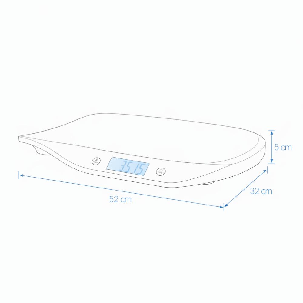 PETITE&amp;MARS digitalna vaga za bebe Balance