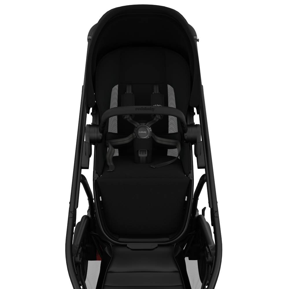 REDSBABY NUVO 2 Twin dječja kolica za blizance 2u1 - Platinum Black