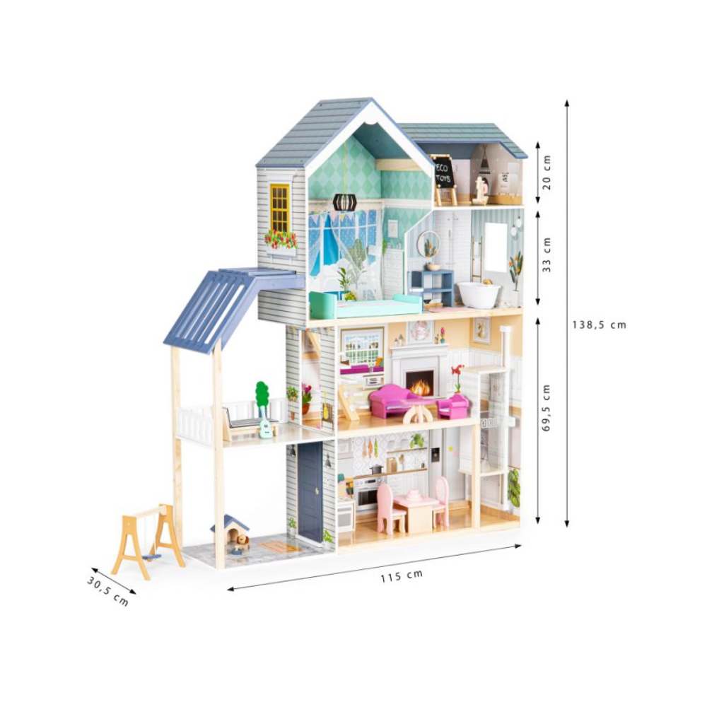 Ecotoys Kućica za lutke Residence XXL, Maya