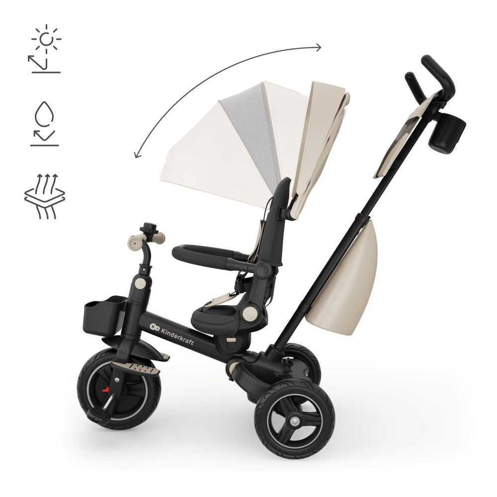 Kinderkraft Tricikl SPINSTEP 2 PLUS - Bež