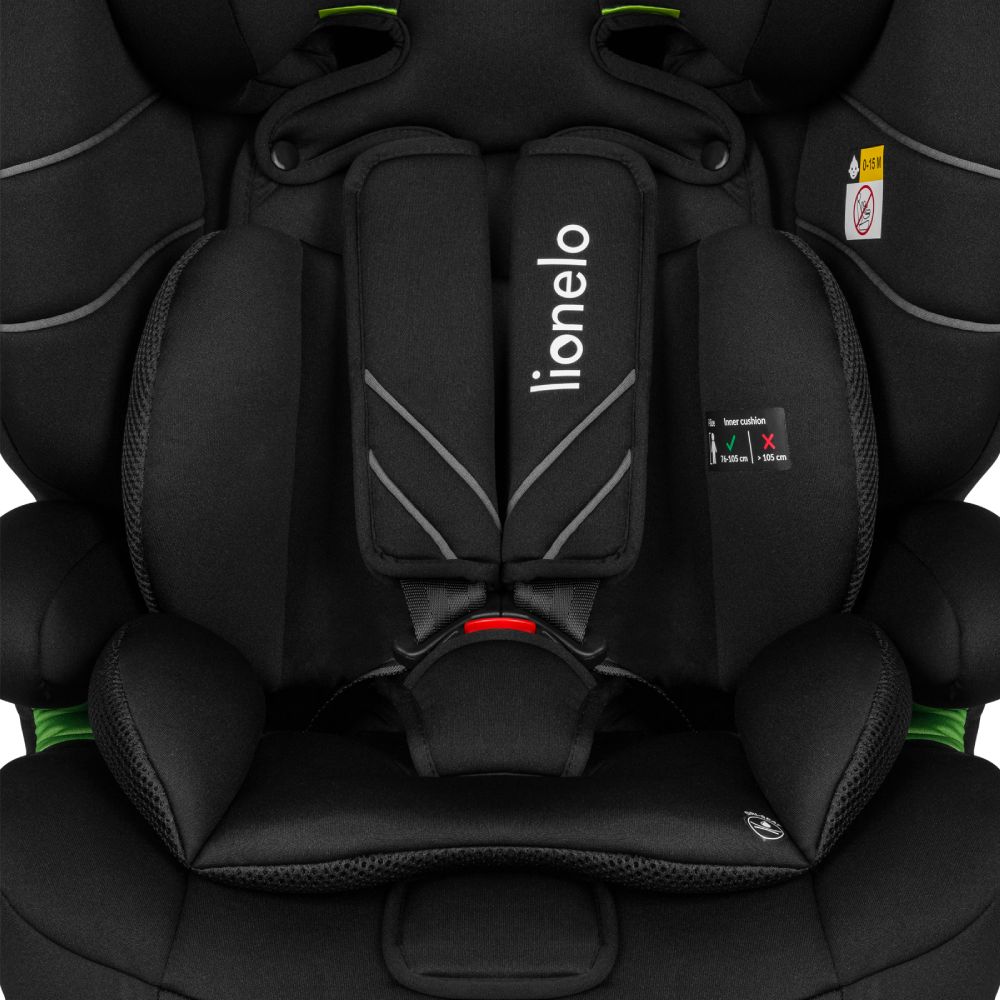 Lionelo autosjedalica Levi One i-Size 9-36 kg (76-150 cm) bez Isofix-a - Black Carbon